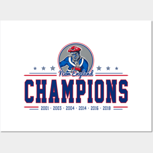 Patriots 2019 Championship Graphic 3 Posters and Art
